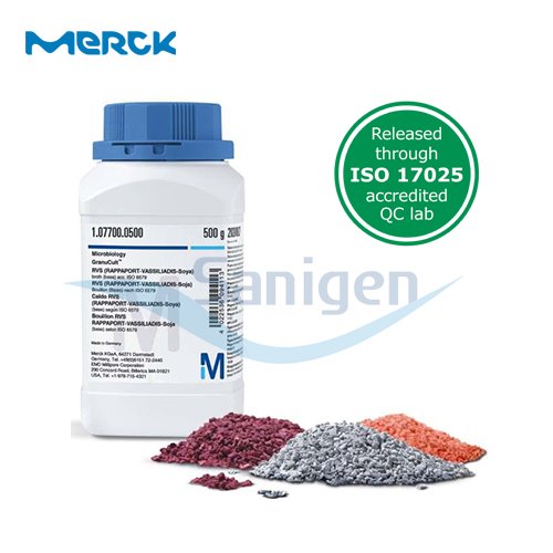 [Merck] Mannitol Salt phenol-Red Agar (MSA) 500g 1.05404.0500