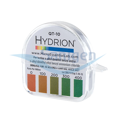 Hydrion QT-10 쿼츠농도페이퍼